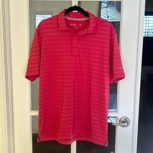 Red Walter Hagen Performance Golf Polo
